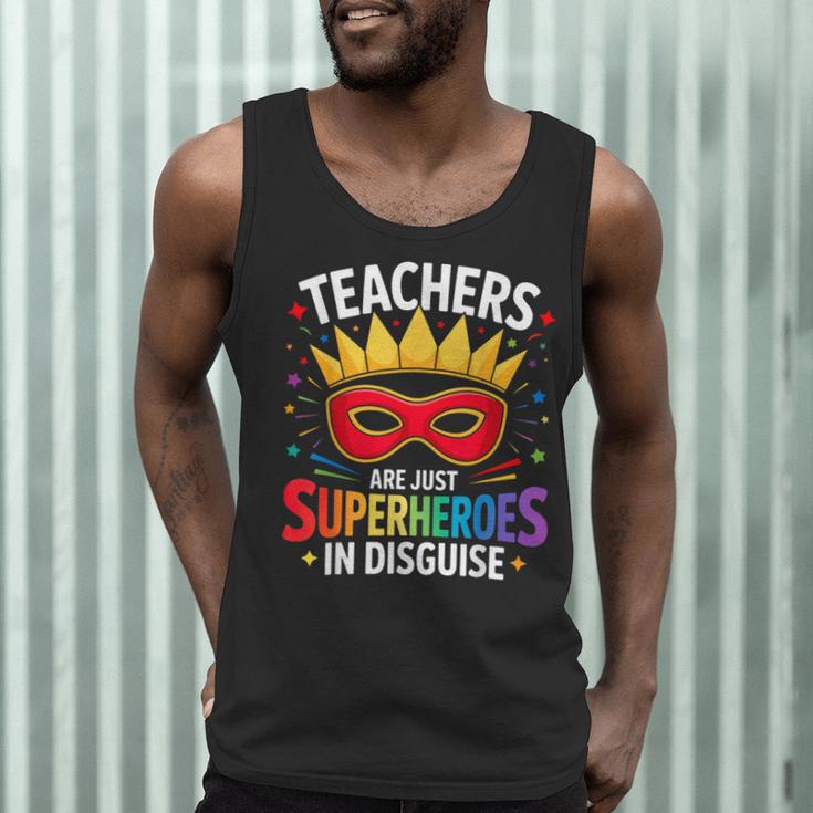Teachers Are Just Superheroes In Disguise Fun Back To School Men Tank Top, novelty gifts, funny gifts Teachers Are Just Superheroes In Disguise Fun Back To School Men Tank Top, novelty gifts, funny gifts