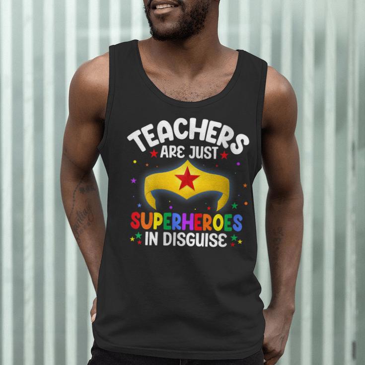 Teachers Are Just Superheroes In Disguise School Women Men Men Tank Top, novelty gifts, funny gifts Teachers Are Just Superheroes In Disguise School Women Men Men Tank Top, novelty gifts, funny gifts
