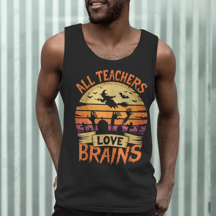 All Teachers Love Brains Halloween Teacher Men Tank Top, novelty gifts, funny gifts All Teachers Love Brains Halloween Teacher Men Tank Top, novelty gifts, funny gifts