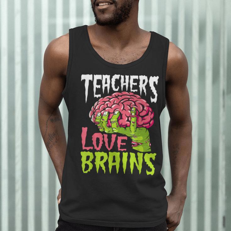 Teachers Love Brains Zombie Teacher Halloween Zombies Men Tank Top, novelty gifts, funny gifts Teachers Love Brains Zombie Teacher Halloween Zombies Men Tank Top, novelty gifts, funny gifts