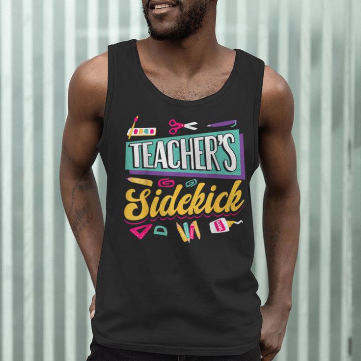 Teacher's Sidekick Teacher Assisting Teaching Assistant Men Tank Top, novelty gifts, funny gifts Teacher's Sidekick Teacher Assisting Teaching Assistant Men Tank Top, novelty gifts, funny gifts