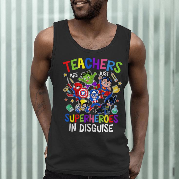 Teachers Are Superheroes Back To School Men Tank Top, novelty gifts, funny gifts Teachers Are Superheroes Back To School Men Tank Top, novelty gifts, funny gifts