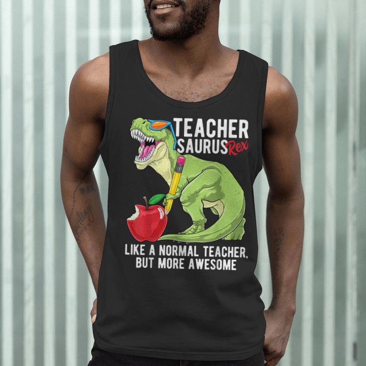 Teachersaurus Rex Dinosaur Like A Normal Teacher Saurus Men Tank Top, novelty gifts, funny gifts Teachersaurus Rex Dinosaur Like A Normal Teacher Saurus Men Tank Top, novelty gifts, funny gifts