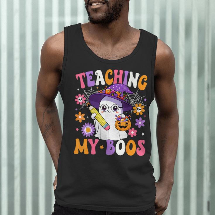 Teaching My Boos Teacher Ghost Teach Halloween Teacher Men Tank Top, novelty gifts, funny gifts Teaching My Boos Teacher Ghost Teach Halloween Teacher Men Tank Top, novelty gifts, funny gifts
