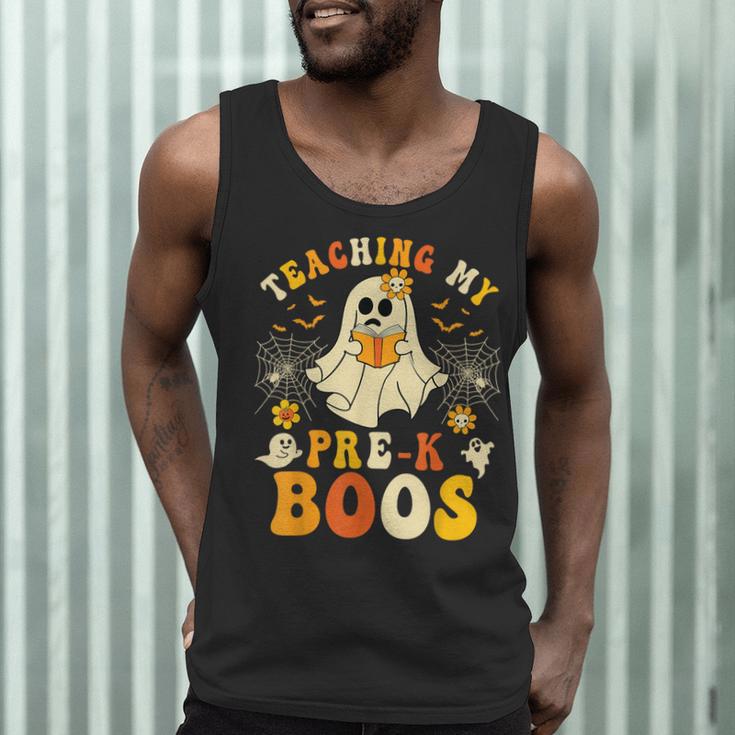 Teaching My Pre-K Boos Crew Teachers Halloween Ghost Men Tank Top, novelty gifts, funny gifts Teaching My Pre-K Boos Crew Teachers Halloween Ghost Men Tank Top, novelty gifts, funny gifts