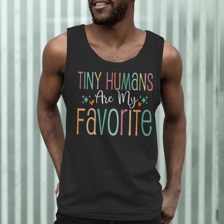 Teaching Preschool Teacher Tiny Humans Are My Favorite Men Tank Top, novelty gifts, funny gifts