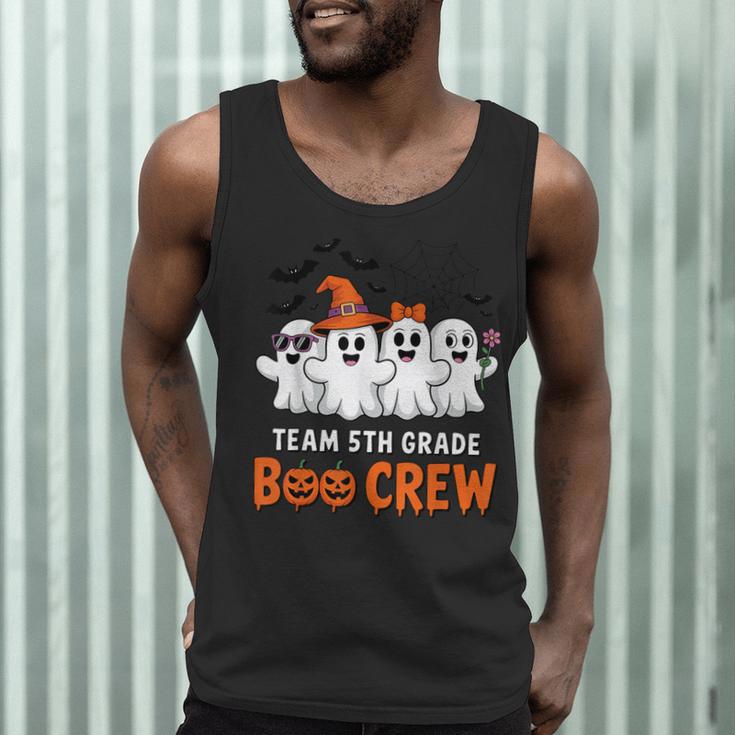 Team 5th Grade Boo Crew Halloween Teacher Student Costume Men Tank Top, novelty gifts, funny gifts