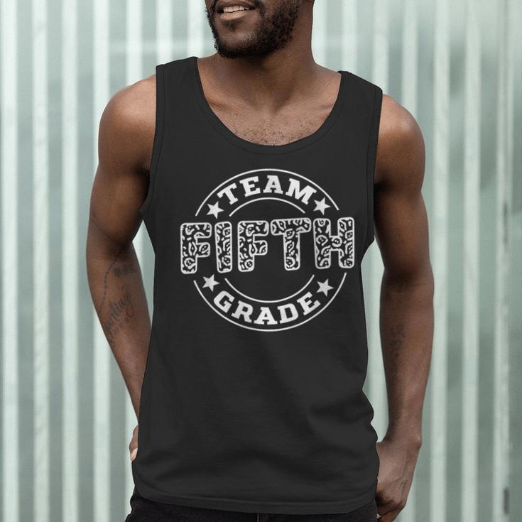 Team Fifth Grade Teacher Student Squad Team 5th Grade School Men Tank Top, novelty gifts, funny gifts