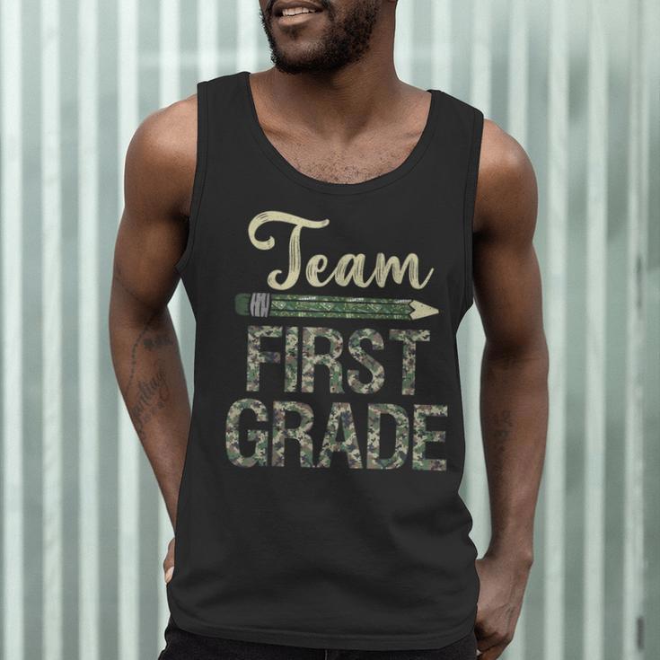 Team First Grade Camo 1st Grade Teacher Camouflage Men Tank Top, novelty gifts, funny gifts Team First Grade Camo 1st Grade Teacher Camouflage Men Tank Top, novelty gifts, funny gifts