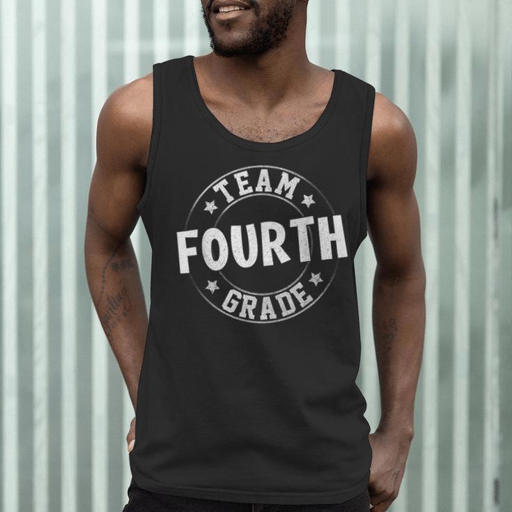 Team Fourth Grade Teacher Student Back To School 4th Grade Men Tank Top, novelty gifts, funny gifts Team Fourth Grade Teacher Student Back To School 4th Grade Men Tank Top, novelty gifts, funny gifts