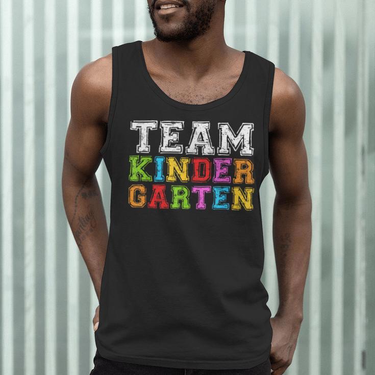Team Kindergarten Shirt Boy Girl Teacher Graduation Men Tank Top, novelty gifts, funny gifts