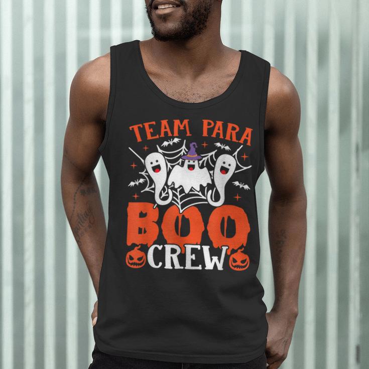 Team Para Boo Crew Halloween Ghost Paraprofessional Teacher Men Tank Top, novelty gifts, funny gifts Team Para Boo Crew Halloween Ghost Paraprofessional Teacher Men Tank Top, novelty gifts, funny gifts