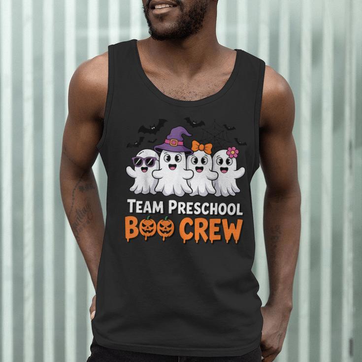 Team Preschool Boo Crew Halloween Teacher Student Costume Men Tank Top, novelty gifts, funny gifts