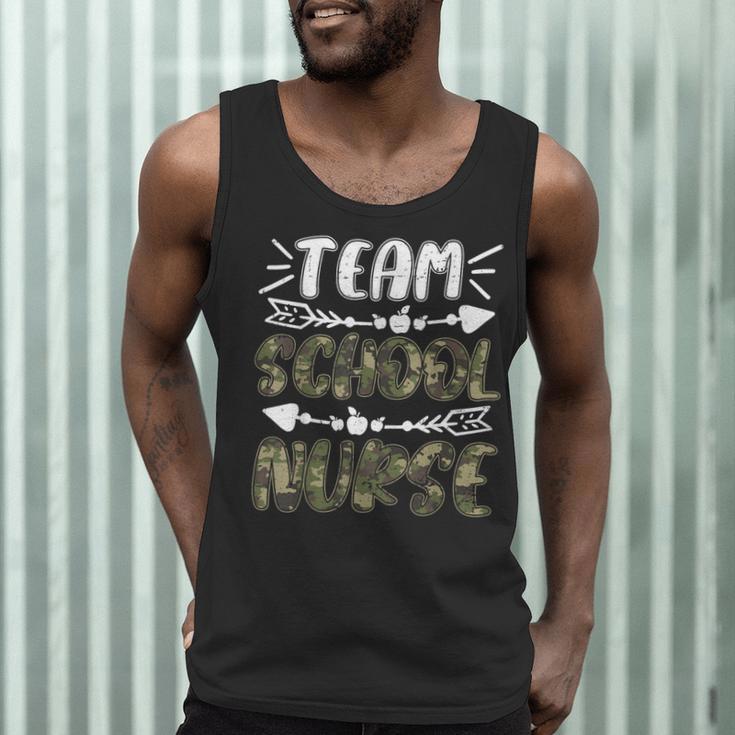 Team School Nurse Camo Teacher Student Back To School For Men Women Men Tank Top, novelty gifts, funny gifts Team School Nurse Camo Teacher Student Back To School For Men Women Men Tank Top, novelty gifts, funny gifts