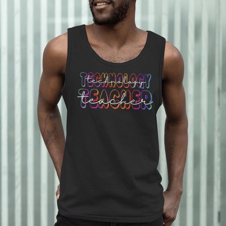 Technology Teacher Student First Day Back To School Tie Dye For Men Women Girls Kids Men Tank Top, novelty gifts, funny gifts Technology Teacher Student First Day Back To School Tie Dye For Men Women Girls Kids Men Tank Top, novelty gifts, funny gifts