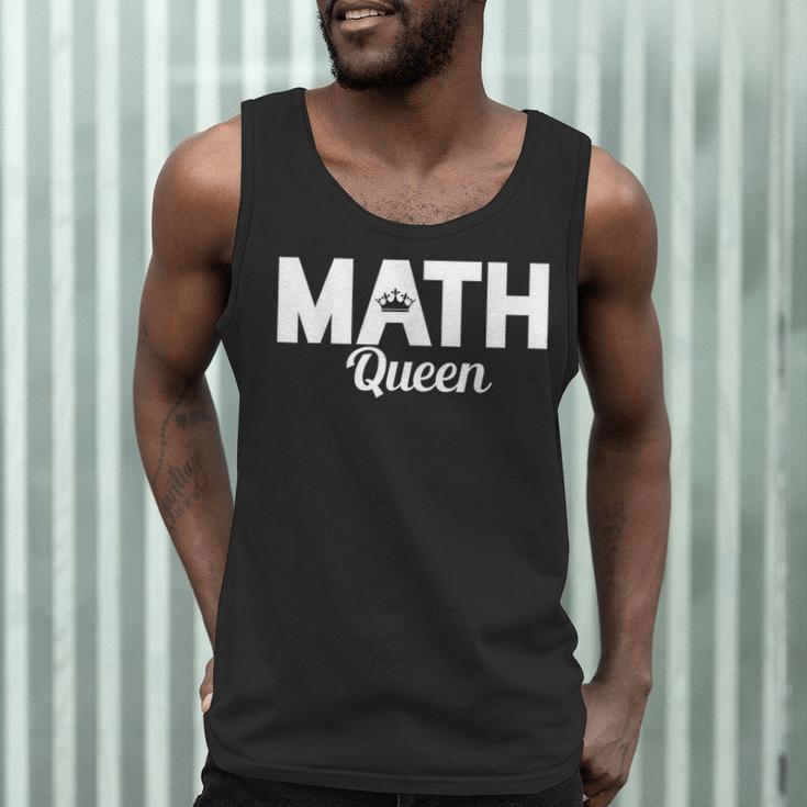 TeeArt Math Mathematics Queen Math Teacher Men Tank Top, novelty gifts, funny gifts