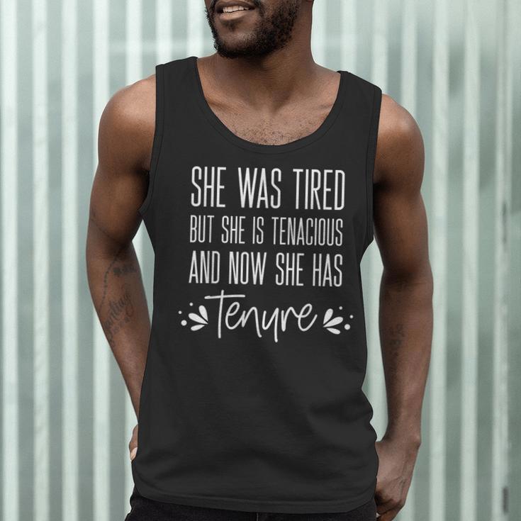 Tenured Professor Women Teacher Tired Tenacious And Tenure Men Tank Top, novelty gifts, funny gifts