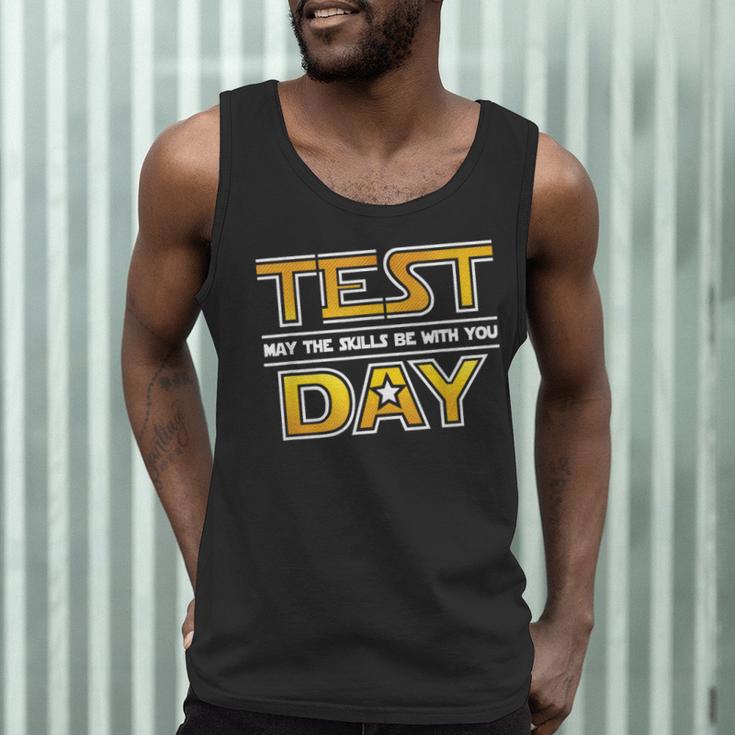 Test Day Testing May The Skills Be With You School Teacher Men Tank Top, novelty gifts, funny gifts Test Day Testing May The Skills Be With You School Teacher Men Tank Top, novelty gifts, funny gifts