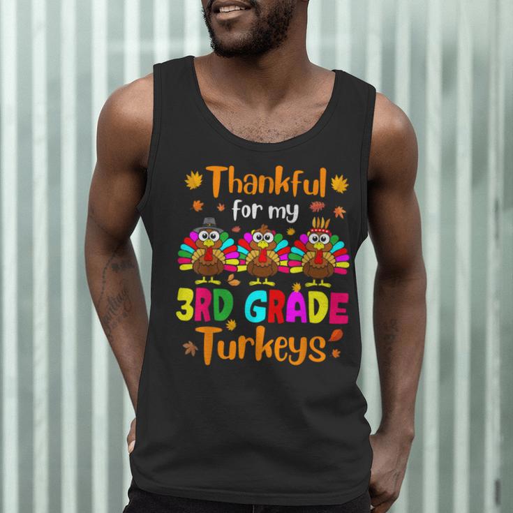 Thankful For My 3rd Grade Turkeys Thanksgiving Teacher Kids Men Tank Top, novelty gifts, funny gifts Thankful For My 3rd Grade Turkeys Thanksgiving Teacher Kids Men Tank Top, novelty gifts, funny gifts