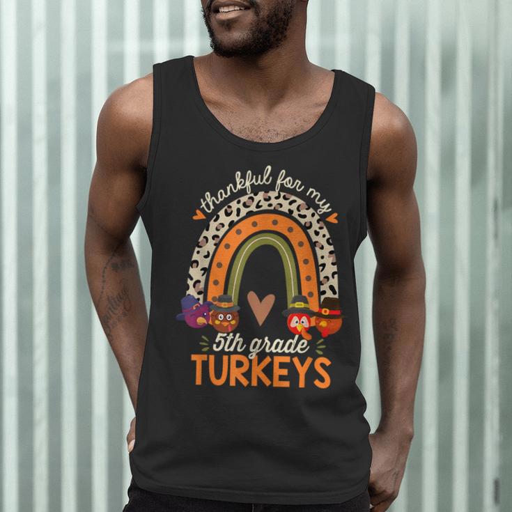 Thankful For My 5th Grade Turkeys Thanksgiving Teacher Men Tank Top, novelty gifts, funny gifts Thankful For My 5th Grade Turkeys Thanksgiving Teacher Men Tank Top, novelty gifts, funny gifts
