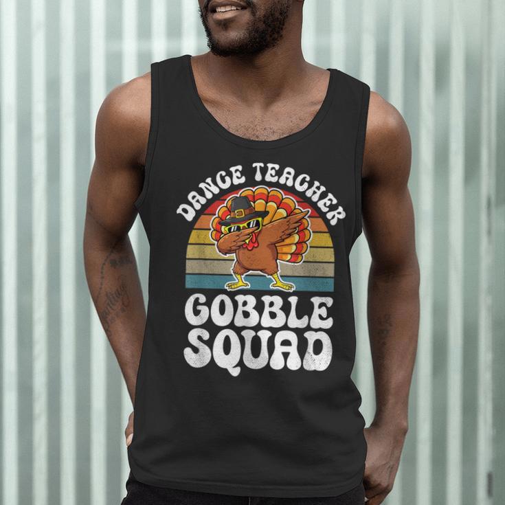Thanksgiving Dance Teacher Gobble Squad Turkey Men Tank Top, novelty gifts, funny gifts