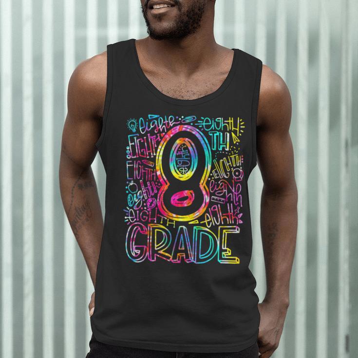 Tie Dye 8th Grade Typography Team Eighth Grade Teacher Men Tank Top, novelty gifts, funny gifts Tie Dye 8th Grade Typography Team Eighth Grade Teacher Men Tank Top, novelty gifts, funny gifts