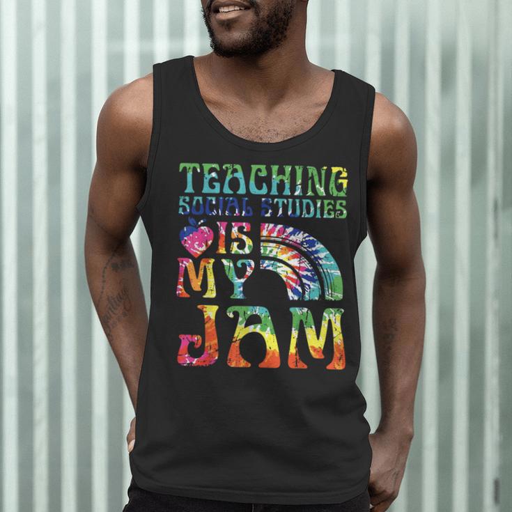 Tie Dye Teaching Social Studies Is My Jam Sunglasses Teacher Men Tank Top, novelty gifts, funny gifts Tie Dye Teaching Social Studies Is My Jam Sunglasses Teacher Men Tank Top, novelty gifts, funny gifts