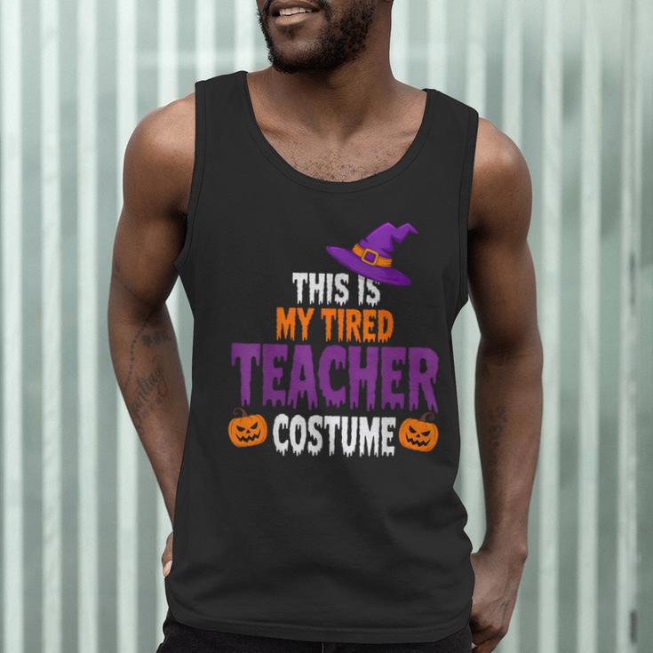 Tired Teacher Costume For Halloween Teachers Men Tank Top, novelty gifts, funny gifts Tired Teacher Costume For Halloween Teachers Men Tank Top, novelty gifts, funny gifts
