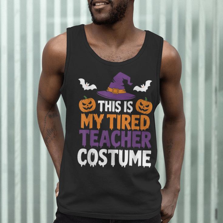 Tired Teacher Costume For Humor Halloween Men Tank Top, novelty gifts, funny gifts Tired Teacher Costume For Humor Halloween Men Tank Top, novelty gifts, funny gifts