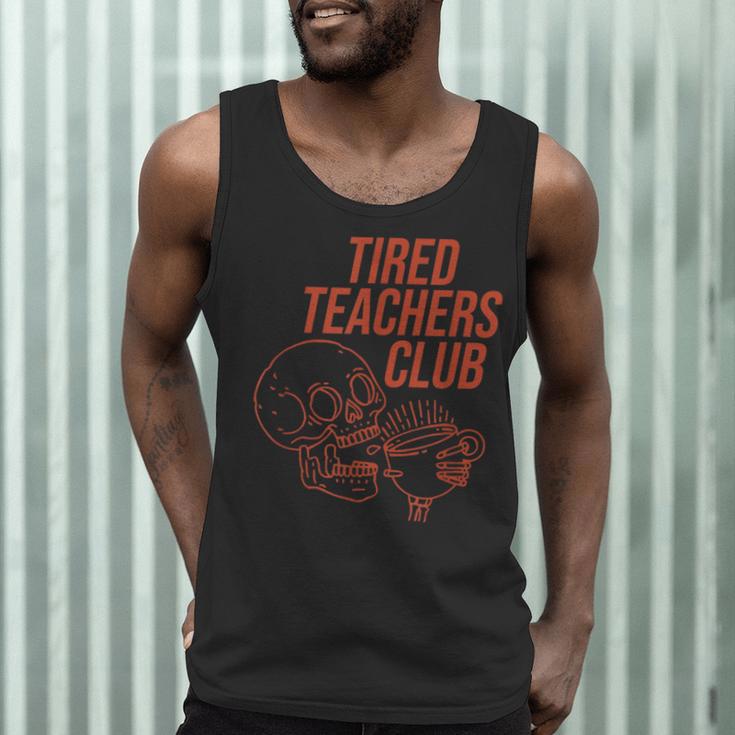 Tired Teachers Club Men Tank Top, novelty gifts, funny gifts