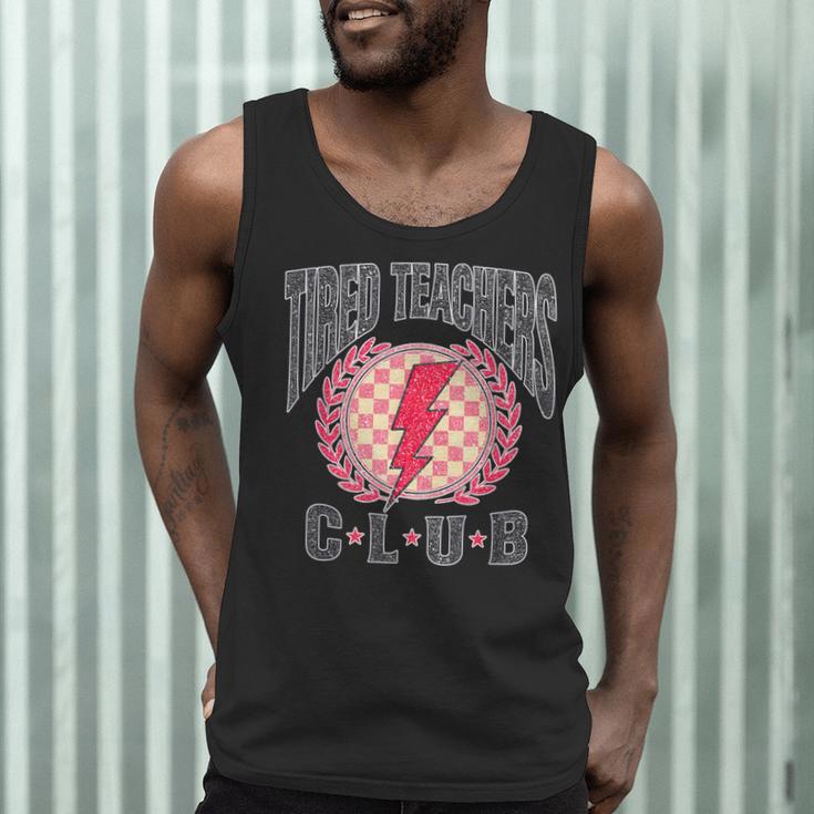 Tired Teachers Club Study Lover School Apparel Men Tank Top, novelty gifts, funny gifts Tired Teachers Club Study Lover School Apparel Men Tank Top, novelty gifts, funny gifts