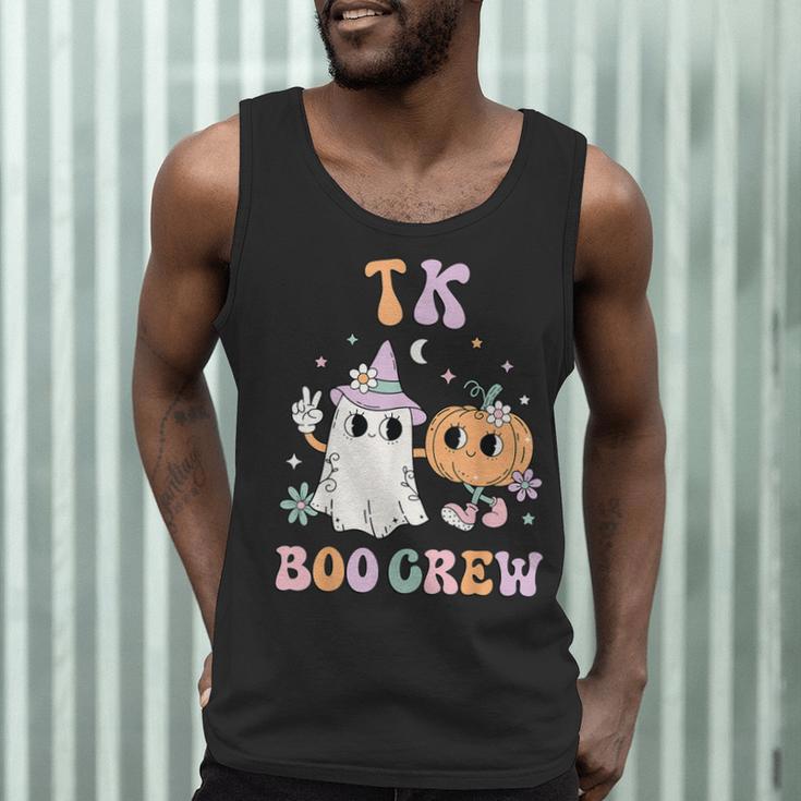 TK Boo Crew Retro Groovy Halloween Floral Ghost TK Teacher Men Women Kids Men Tank Top, novelty gifts, funny gifts TK Boo Crew Retro Groovy Halloween Floral Ghost TK Teacher Men Women Kids Men Tank Top, novelty gifts, funny gifts
