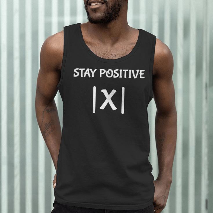 Top Math Teacher Joke Men Women Fun Stay Positive Men Tank Top, novelty gifts, funny gifts