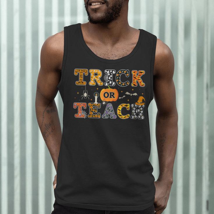 Trick Or Teach Funny School Teacher Halloween Costume Men Tank Top, novelty gifts, funny gifts Trick Or Teach Funny School Teacher Halloween Costume Men Tank Top, novelty gifts, funny gifts