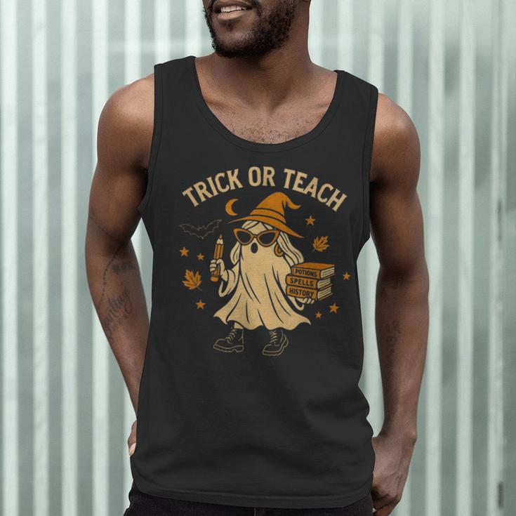 Trick Or Teach Halloween Teacher Men Tank Top, novelty gifts, funny gifts Trick Or Teach Halloween Teacher Men Tank Top, novelty gifts, funny gifts