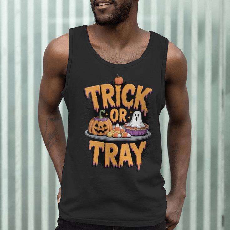 Trick Or Tray Halloween Cafeteria Teacher School Men Tank Top, novelty gifts, funny gifts Trick Or Tray Halloween Cafeteria Teacher School Men Tank Top, novelty gifts, funny gifts