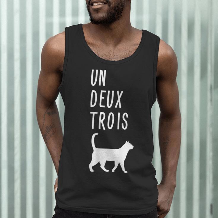 Un Deux Trois Cat Shirt French Teacher Men Tank Top, novelty gifts, funny gifts Un Deux Trois Cat Shirt French Teacher Men Tank Top, novelty gifts, funny gifts