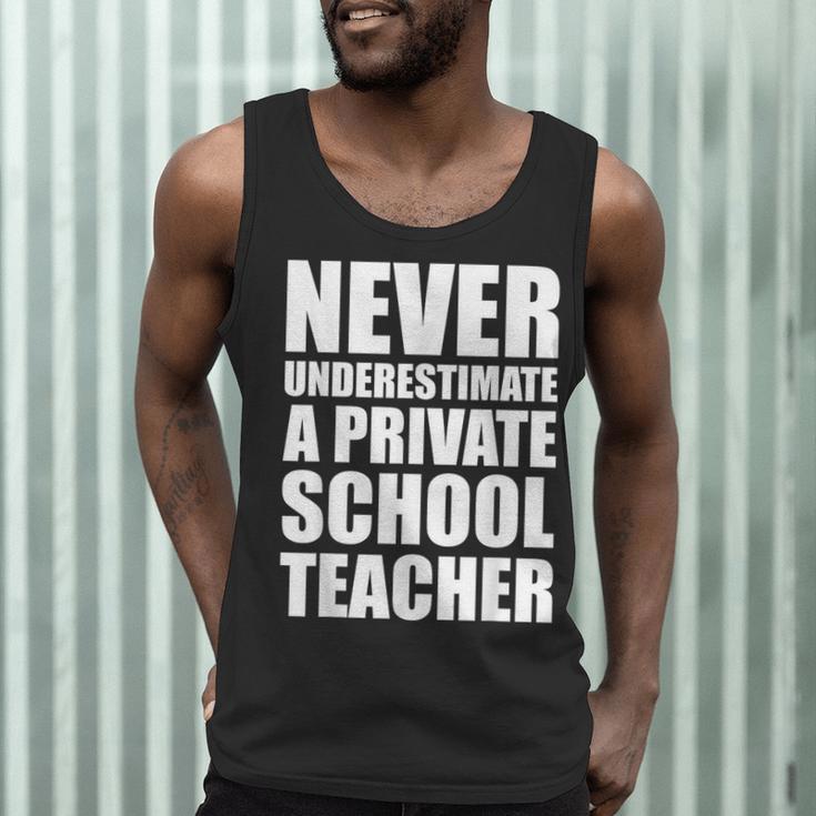 Never Underestimate A Private School Teacher Back To School Men Tank Top, novelty gifts, funny gifts Never Underestimate A Private School Teacher Back To School Men Tank Top, novelty gifts, funny gifts