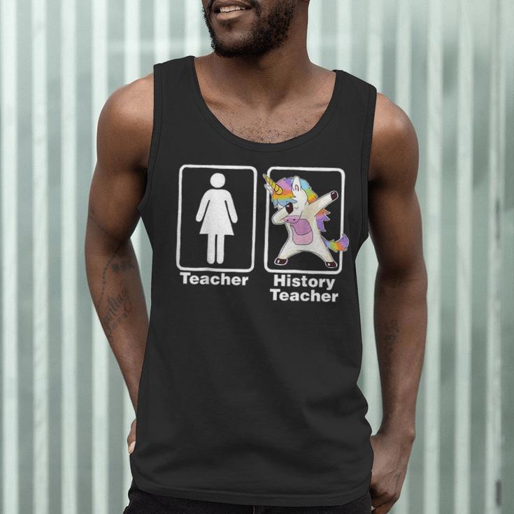 Unicorn History Teacher T-Shirt History Teacher Men Tank Top, novelty gifts, funny gifts