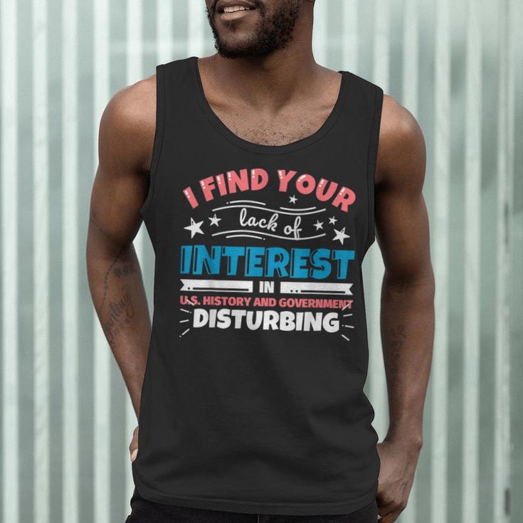 US History And Government Teacher Gifts Funny I Find You Men Tank Top, novelty gifts, funny gifts