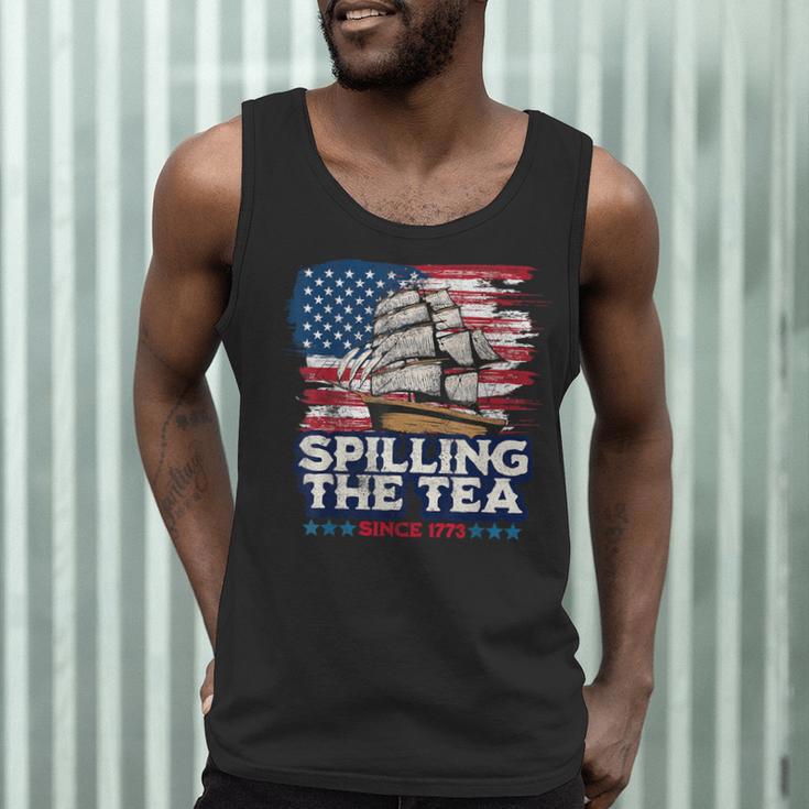 US History Teacher Boston Spilling The Tea Since 1773 Men Tank Top, novelty gifts, funny gifts