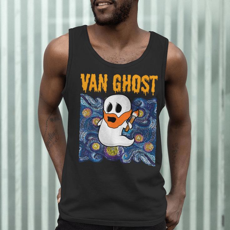 Van Ghost Art Teacher Halloween Van Gogh Starry Night Men Tank Top, novelty gifts, funny gifts Van Ghost Art Teacher Halloween Van Gogh Starry Night Men Tank Top, novelty gifts, funny gifts