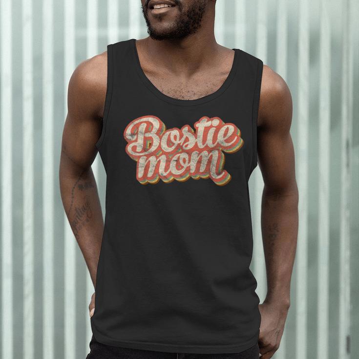 Vintage Boston Terrier Mom Dog Lover Pet Bostie Mama Men Women Girls Kids Men Tank Top, novelty gifts, funny gifts