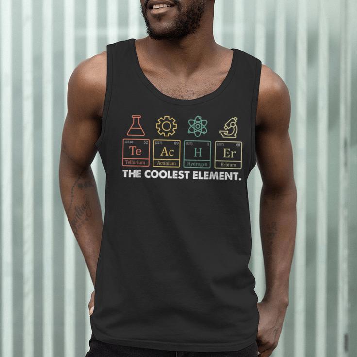 Vintage The Coolest Element Periodic Table Chemist Teacher Men Tank Top, novelty gifts, funny gifts