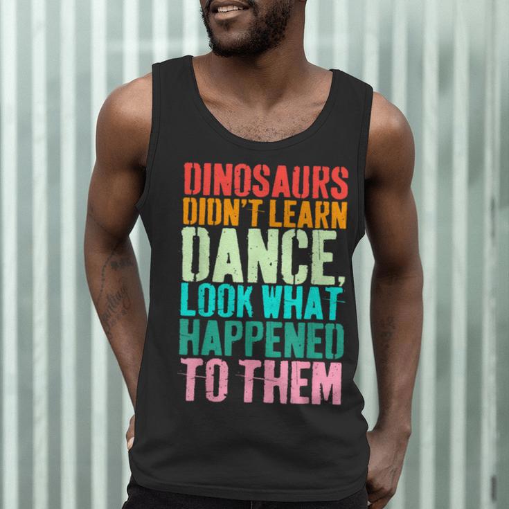 Vintage Dinosaurs Didn't Learn Dance Dance Teacher Men Tank Top, novelty gifts, funny gifts Vintage Dinosaurs Didn't Learn Dance Dance Teacher Men Tank Top, novelty gifts, funny gifts