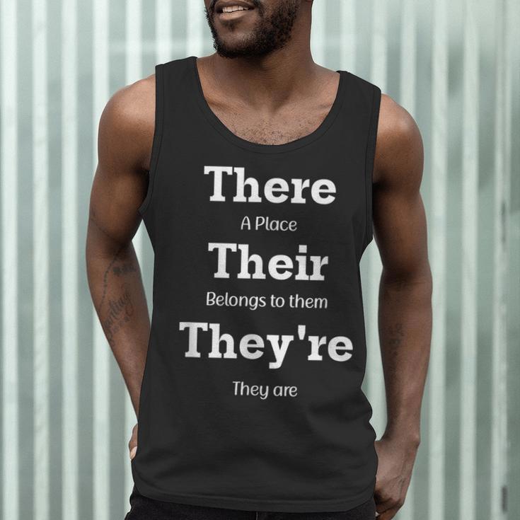 Vocabulary Police Their There They'Re English Teacher Men Tank Top, novelty gifts, funny gifts Vocabulary Police Their There They'Re English Teacher Men Tank Top, novelty gifts, funny gifts