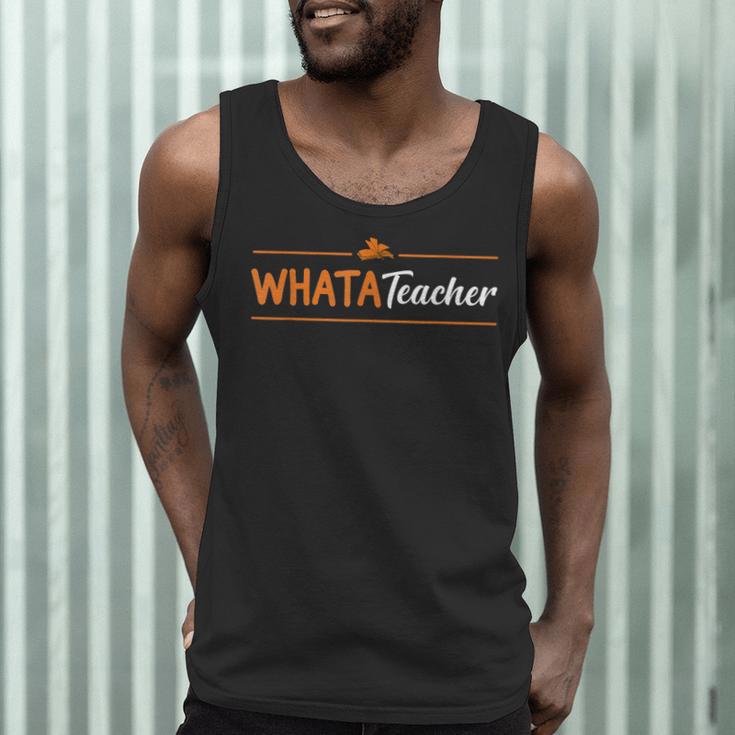 Whatateacher Shirt Teacher Lovers Men Tank Top, novelty gifts, funny gifts Whatateacher Shirt Teacher Lovers Men Tank Top, novelty gifts, funny gifts