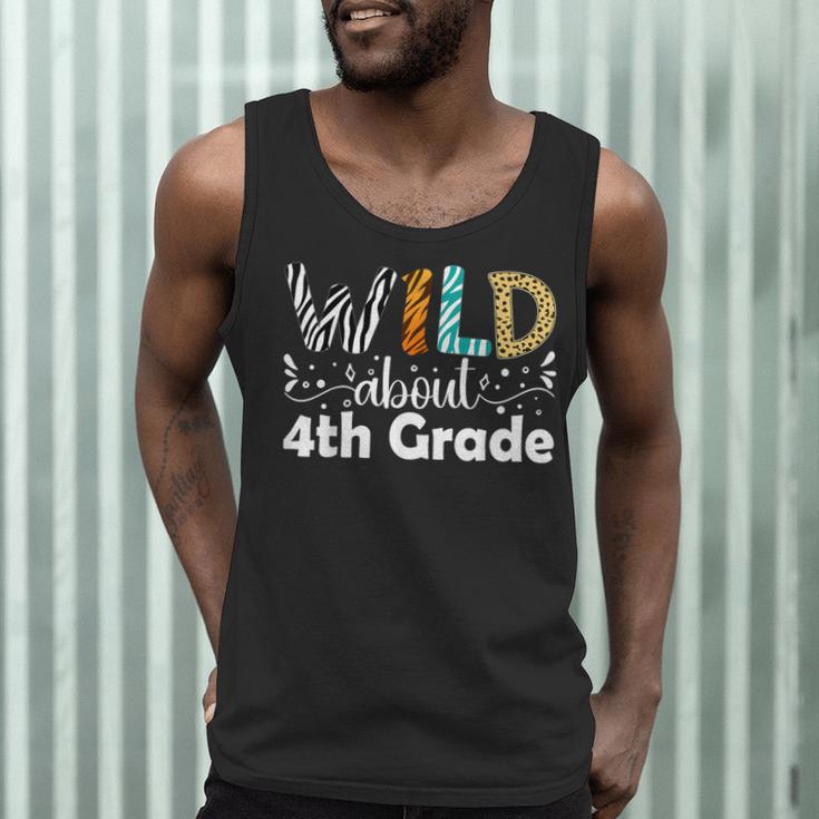 Wild About 4th Grade First Day Of School Teacher Student Men Tank Top, novelty gifts, funny gifts Wild About 4th Grade First Day Of School Teacher Student Men Tank Top, novelty gifts, funny gifts