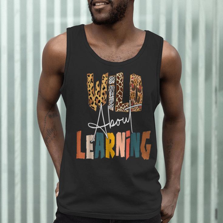 Wild About Learning Teacher Back To School Teaching Men Tank Top, novelty gifts, funny gifts Wild About Learning Teacher Back To School Teaching Men Tank Top, novelty gifts, funny gifts