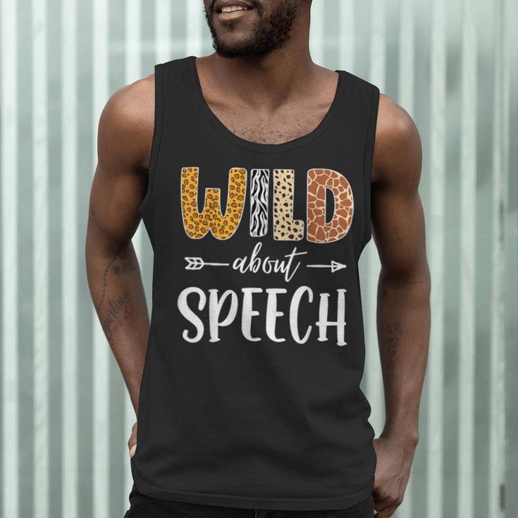 Wild About Speech SLP Leopard Teacher Back To School Kids Men Tank Top, novelty gifts, funny gifts Wild About Speech SLP Leopard Teacher Back To School Kids Men Tank Top, novelty gifts, funny gifts
